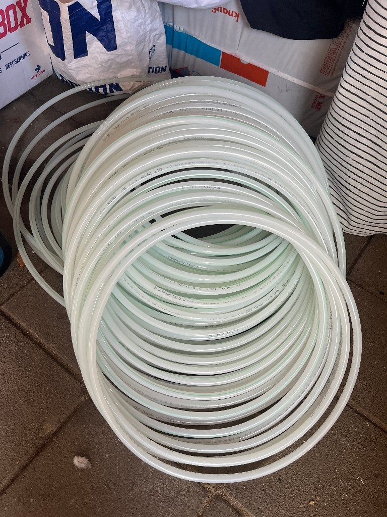 152 meter vloerverwarmingsbuis PE-RT 14x2 mm, Ophalen, Minder dan 30 cm, Overige typen, Nieuw