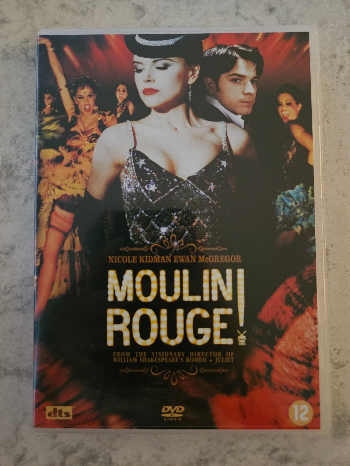 DVD Moulin Rouge! – Nicole Kidman & Ewan McGregor, Ophalen of Verzenden, Zo goed als nieuw