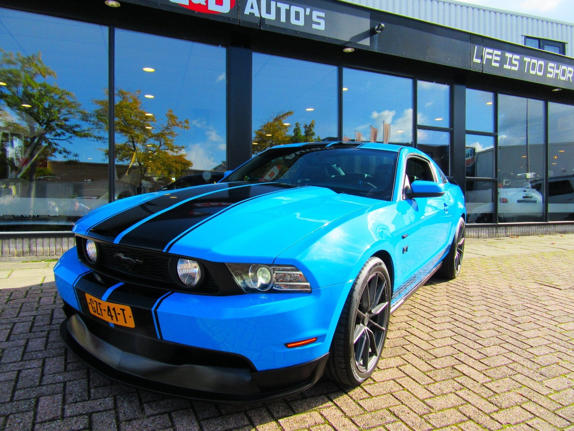 Ford USA MUSTANG V8 SCHAKEL 2010 UNIEKE SHOWCAR, Auto's, Euro 5, Achterwielaandrijving, Gebruikt, 8 cilinders
