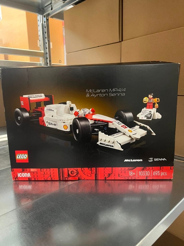 LEGO Icons - McLaren MP4/4 & Ayrton Senna 10330, Compleet, Lego, Ophalen of Verzenden, Zo goed als nieuw