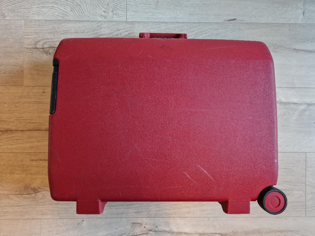 Samsonite koffer (bordeaux rood) ongeveer 68 x 50 cm, Ophalen, Gebruikt, Hard kunststof, Wieltjes
