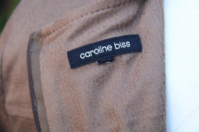 Jurk bruin Caroline Biss mt 40/42 Vaste prijs OPRUIMING, Maat 38/40 (M), Bruin, Ophalen of Verzenden, Zo goed als nieuw