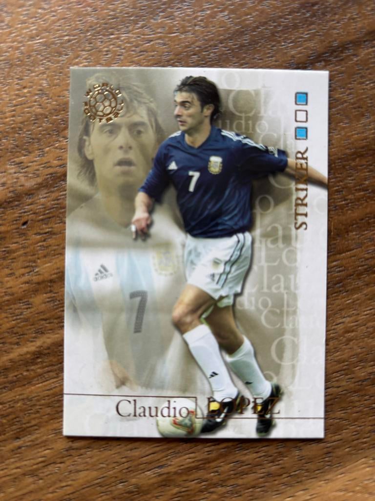 Claudio Lopez Spelerskaart - Futera 2004, Ophalen of Verzenden, Nieuw, Plaatje