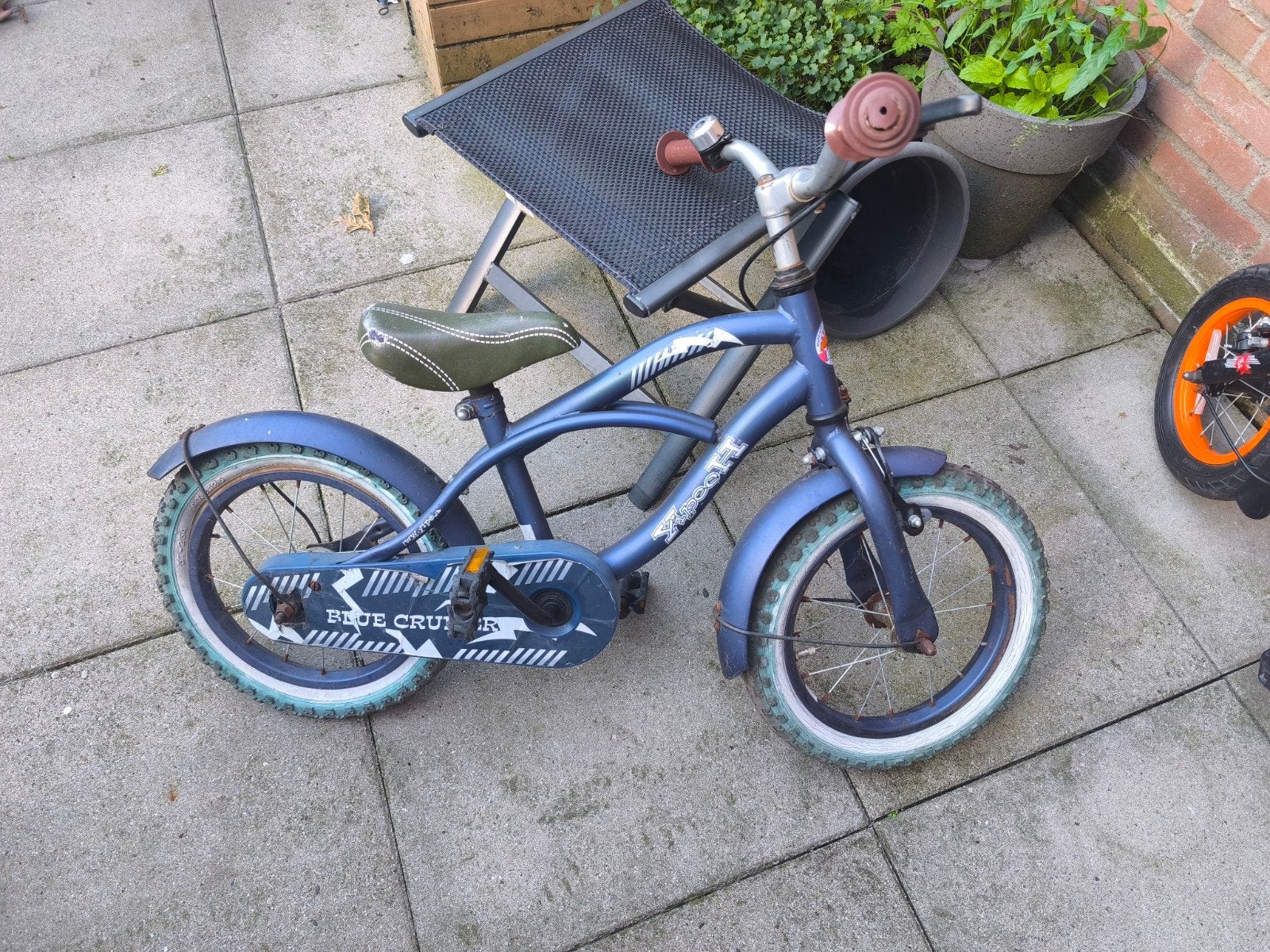 Kinderfiets 14 inch- Blue Cruiser, Ophalen of Verzenden, Gebruikt, Minder dan 16 inch