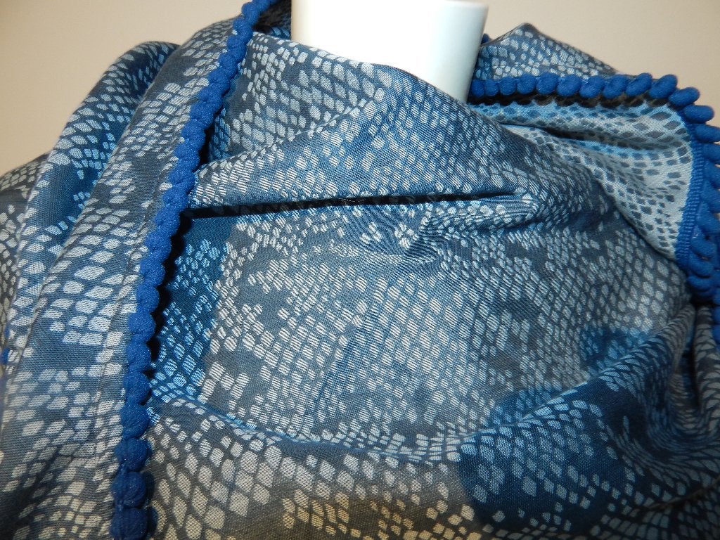 Pom Amsterdam driehoek shawl sier afwerking label eraan, Kleding | Dames, Maat 42/44 (L), Ophalen of Verzenden, Zo goed als nieuw