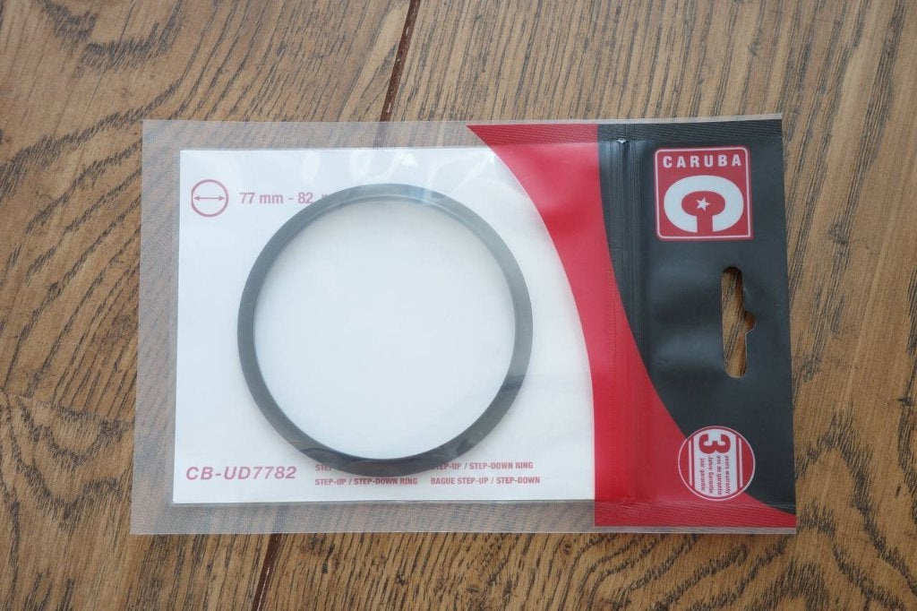 Caruba Step-Up Ring 77mm to 82mm – CB-UD7782, Overige merken, Overige typen, Nieuw, Ophalen of Verzenden