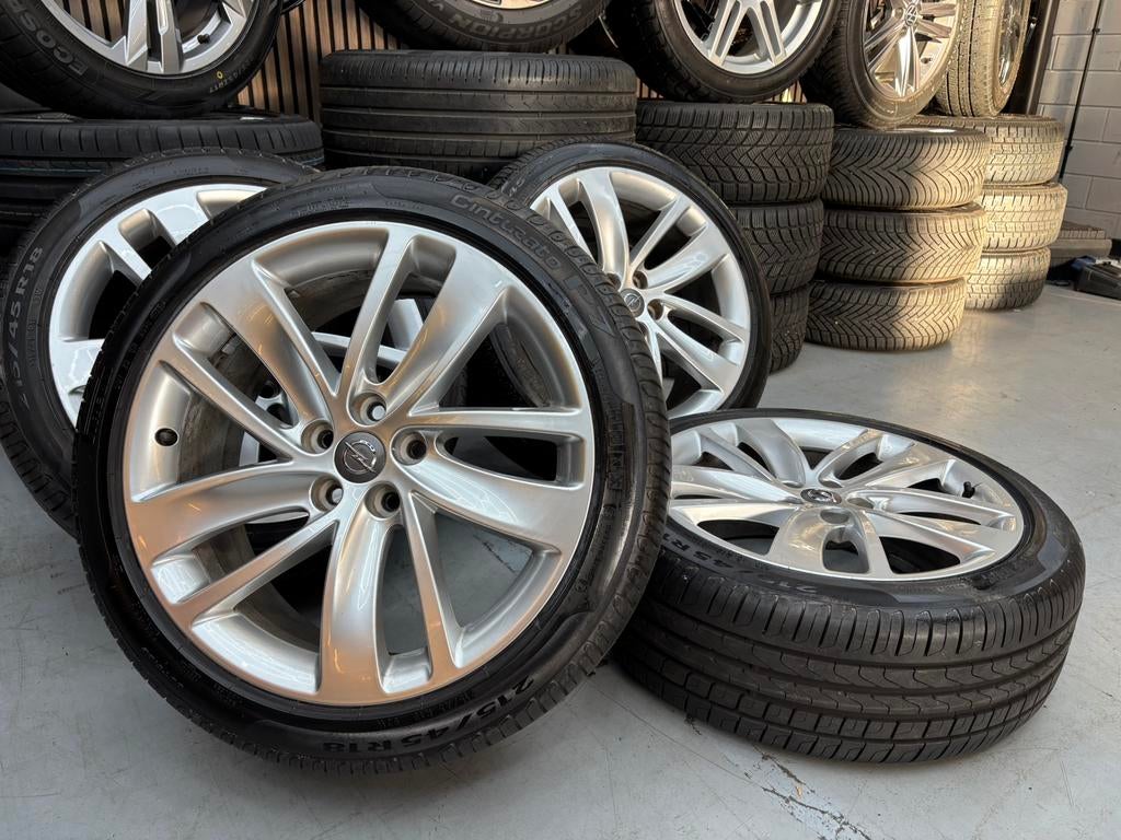 18 inch Opel astra zomerset origineel 5x105 pirelli, 18 inch, Banden en Velgen, Ophalen of Verzenden, Personenwagen