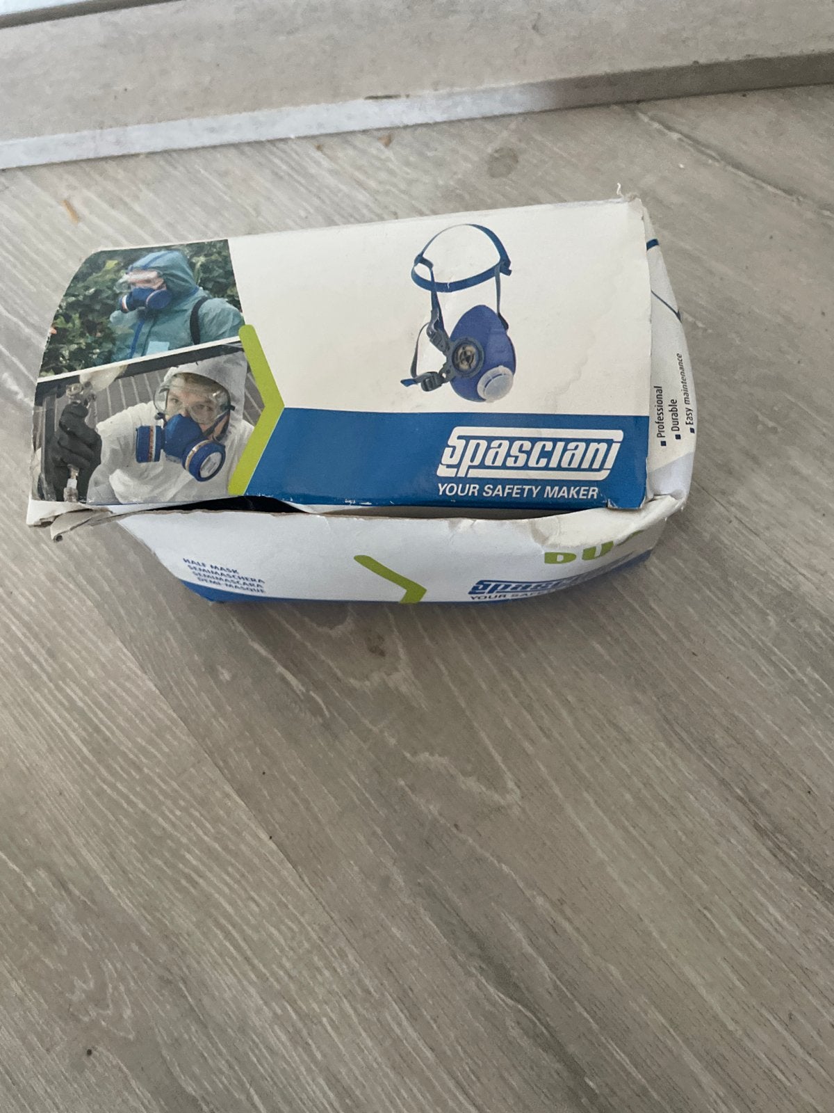 Spasciani Halfgelaatsmasker - Nieuw in doos, Doe-het-zelf en Verbouw, Adembescherming, Ophalen of Verzenden, Nieuw, Halfgelaatsmaskers