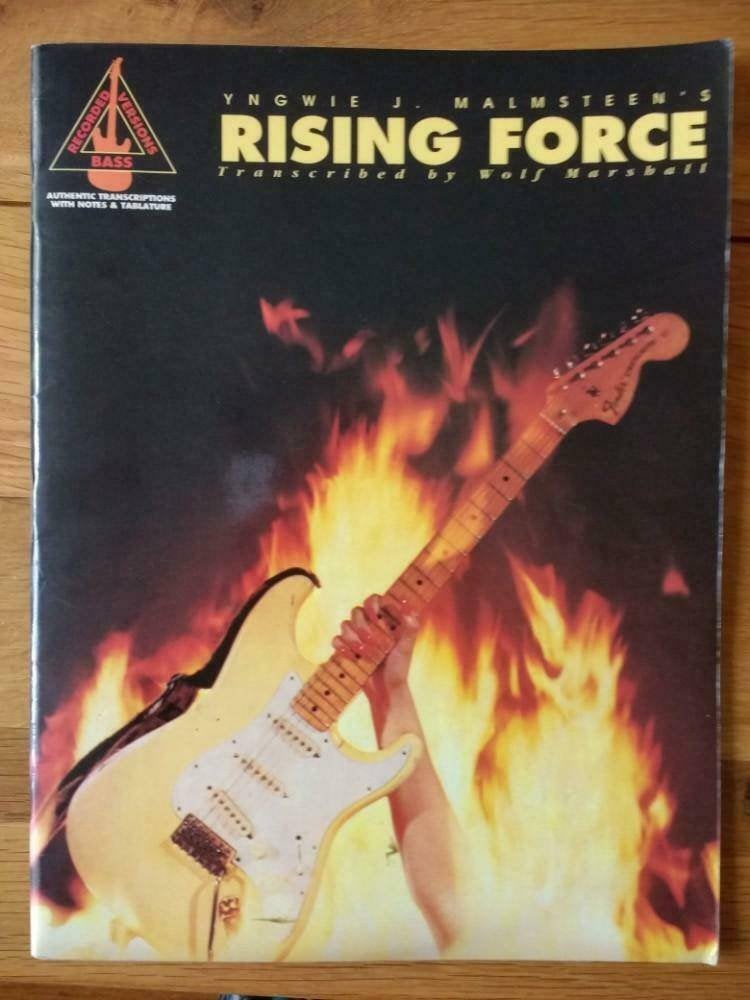 basgitaar-MALMSTEEN YNGWIE - RISING FORCE  - BASS TAB, Muziek en Instrumenten, Bladmuziek, Ophalen of Verzenden, Gebruikt, Artiest of Componist