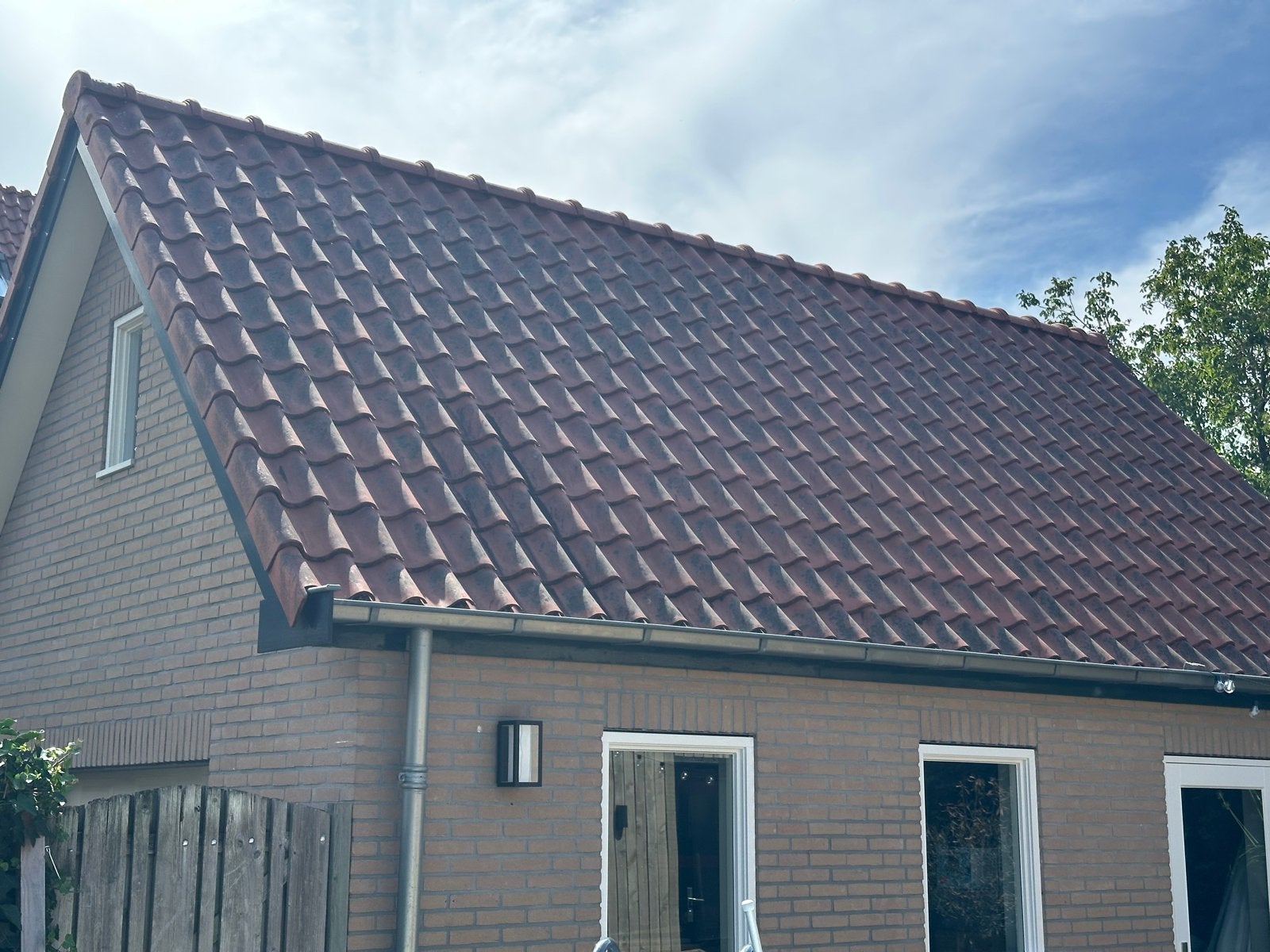 Rode dakpannen, Ophalen, Gebruikt, Steen of Klei, 15 m² of meer