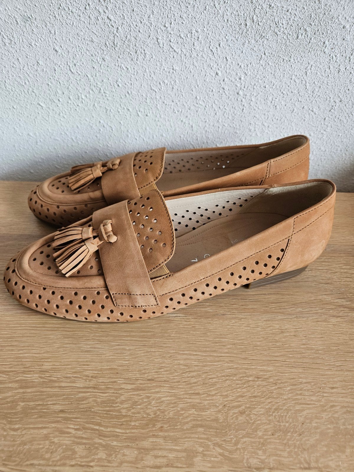 Gabor loafers mocassins maat 7 (40,5) ZGAN, Ophalen of Verzenden, Zo goed als nieuw, Bruin, Instappers