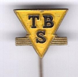 TBS Soest geel op koper wegenbouw speldje ( P_141 ), Verzamelen, Verzenden, Nieuw, Merk, Speldje of Pin