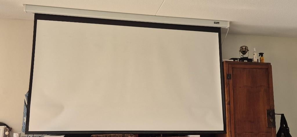 Beamer scherm, Audio, Tv en Foto, Projectieschermen, Ophalen, Gebruikt