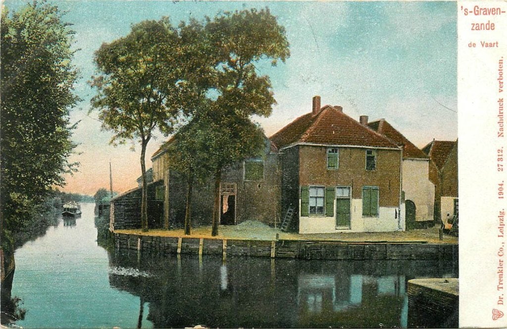 702-046-021 S Gravenzande De Vaart, Verzenden, Voor 1920, Zuid-Holland