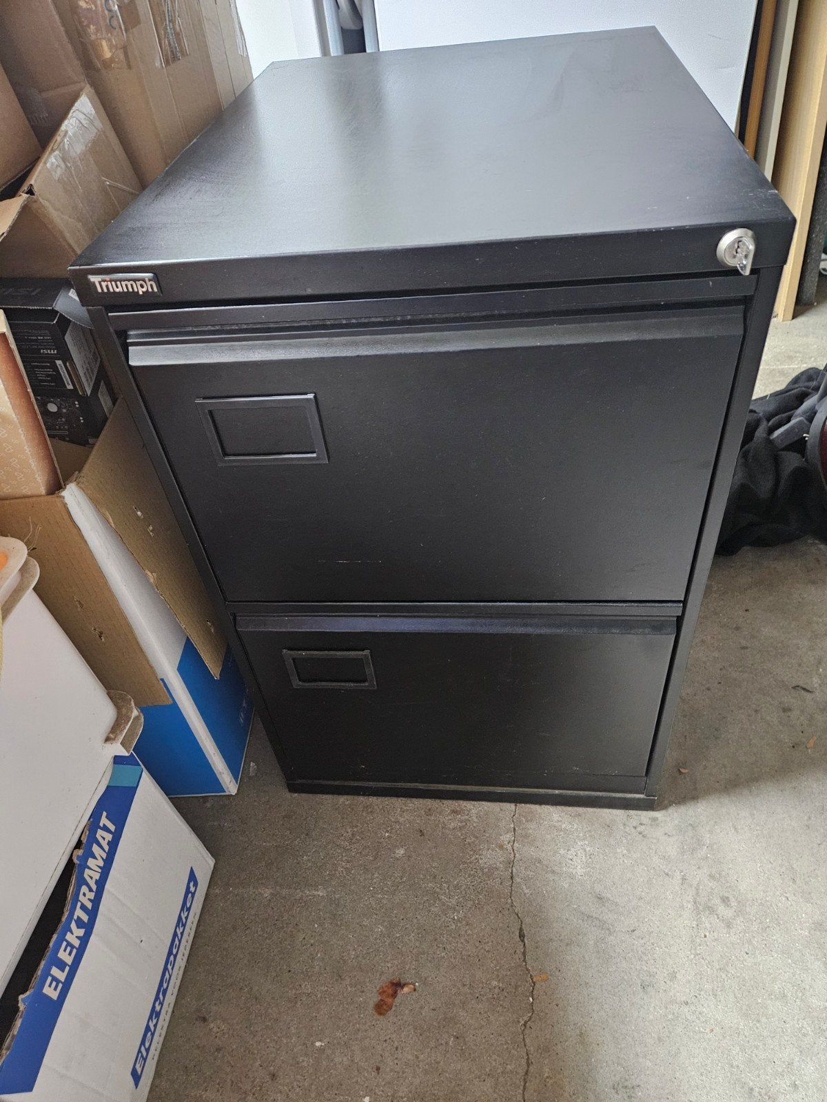 Triumph Archiefkast met 2 Lades - Zwart, Ophalen of Verzenden, Gebruikt