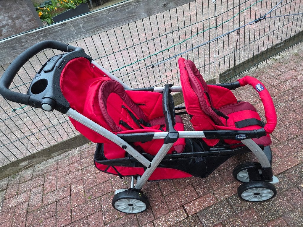 Duo Kinderwagen, Duowagen, Zo goed als nieuw, Ophalen, Kinderwagen