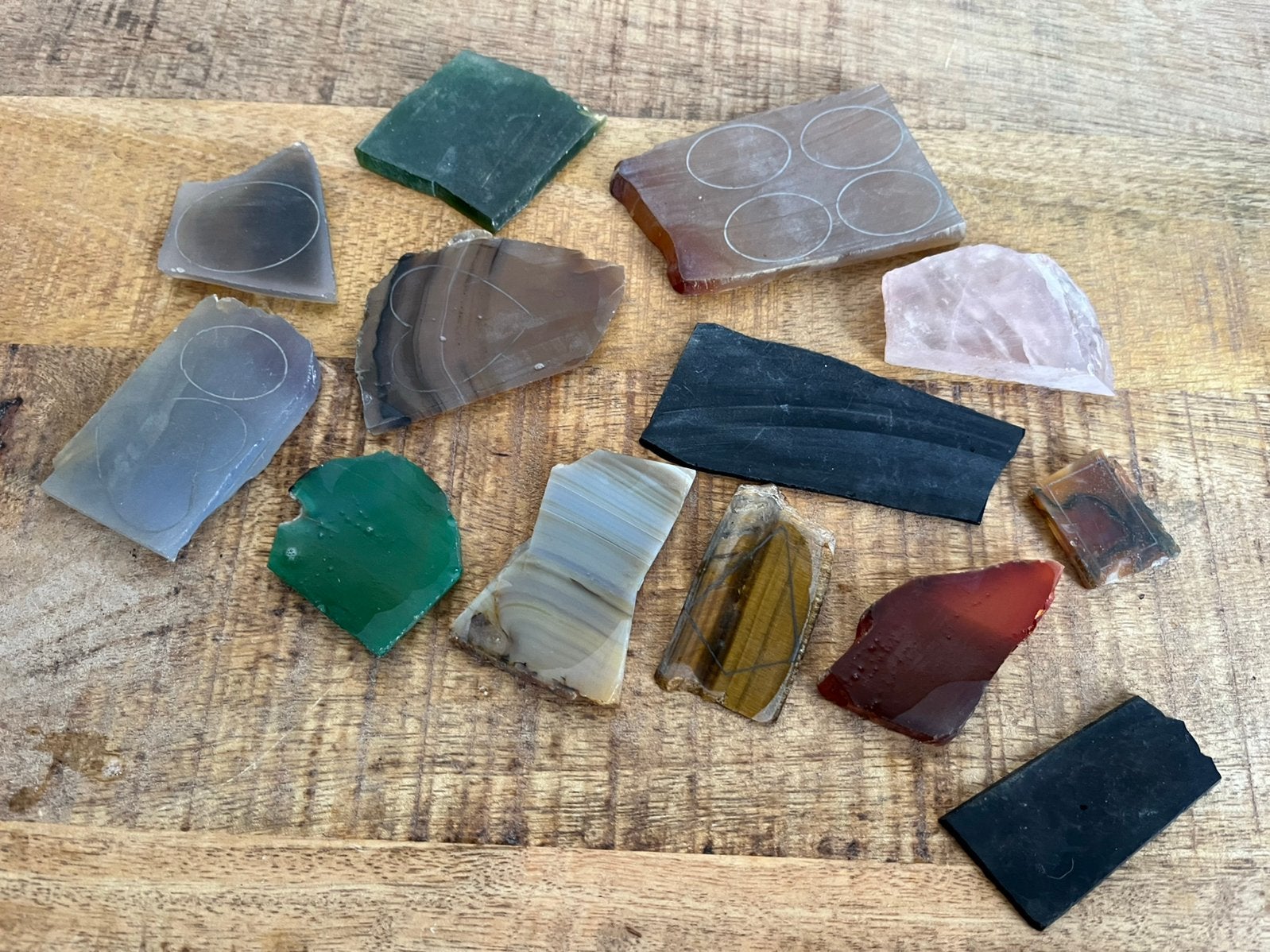 Slijp agaat materiaal edelstenen (lortone), Ophalen of Verzenden