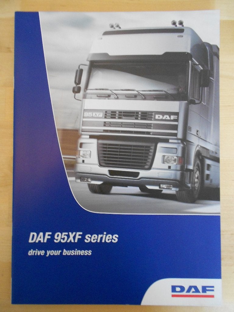 DAF XF 95 Brochure 2001 XF95, Ophalen of Verzenden, Zo goed als nieuw, Overige merken, DAF