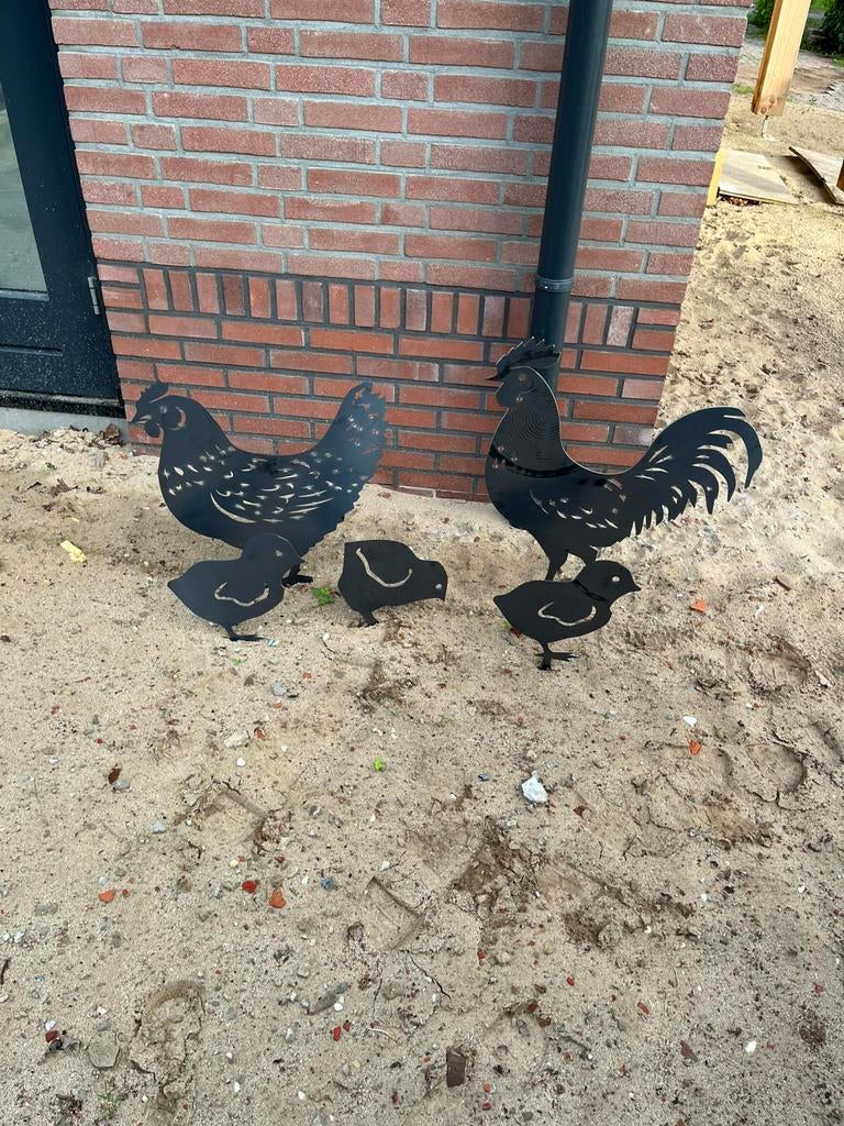 Corten tuinprikkers en bloembakken op maat, Minder dan 30 cm, Rond, Nieuw, Ophalen of Verzenden