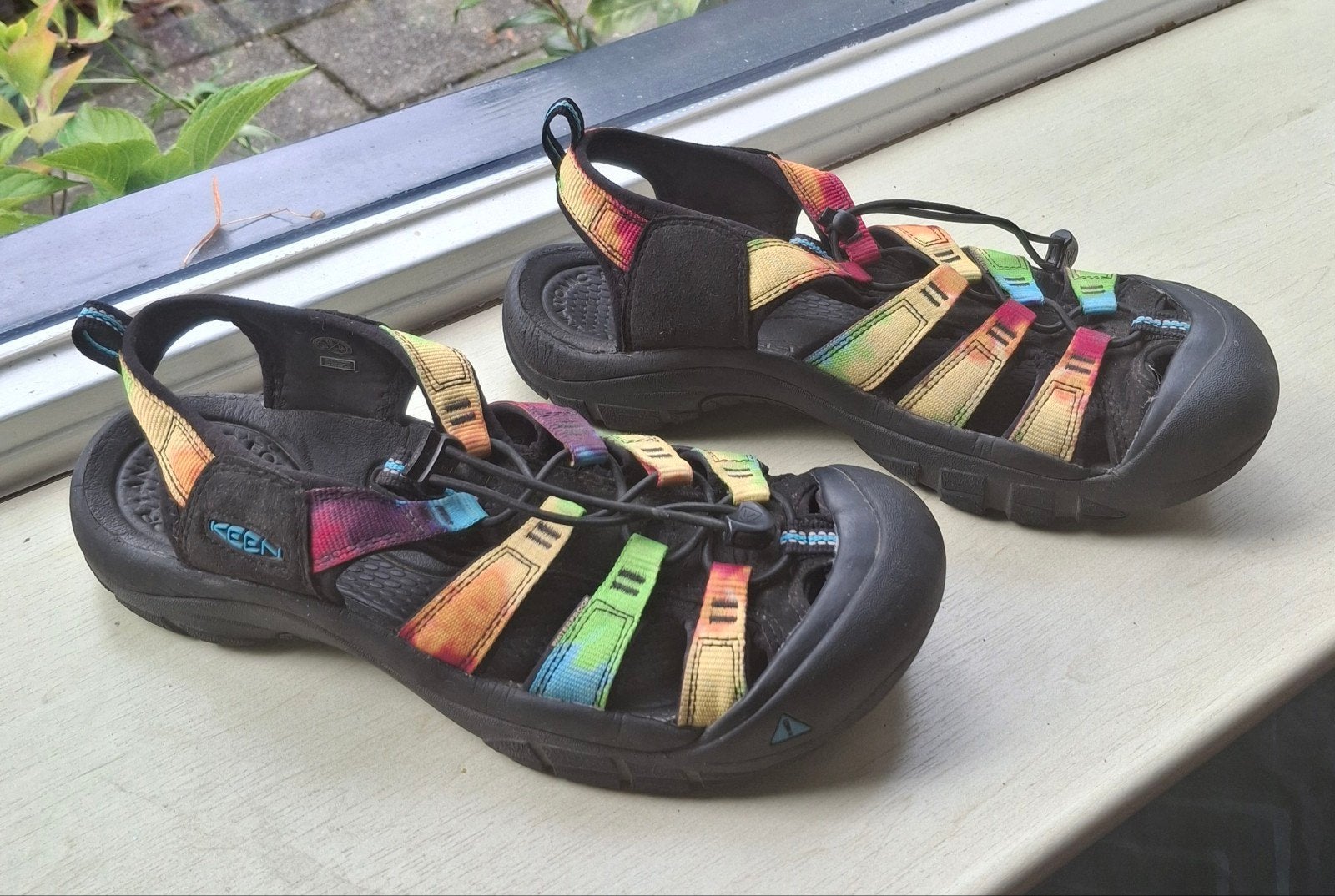 mooie keen sandalen maat 40,5., Keen, Zwart, Gedragen, Sandalen of Muiltjes