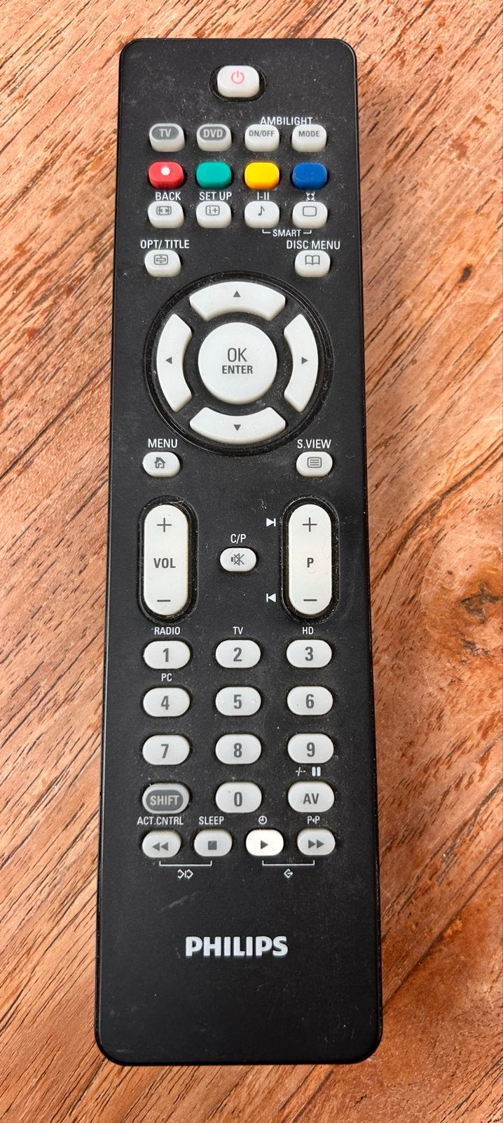 Philips afstandsbediening voor TV en DVD, Ophalen of Verzenden, Gebruikt, Origineel, Dvd
