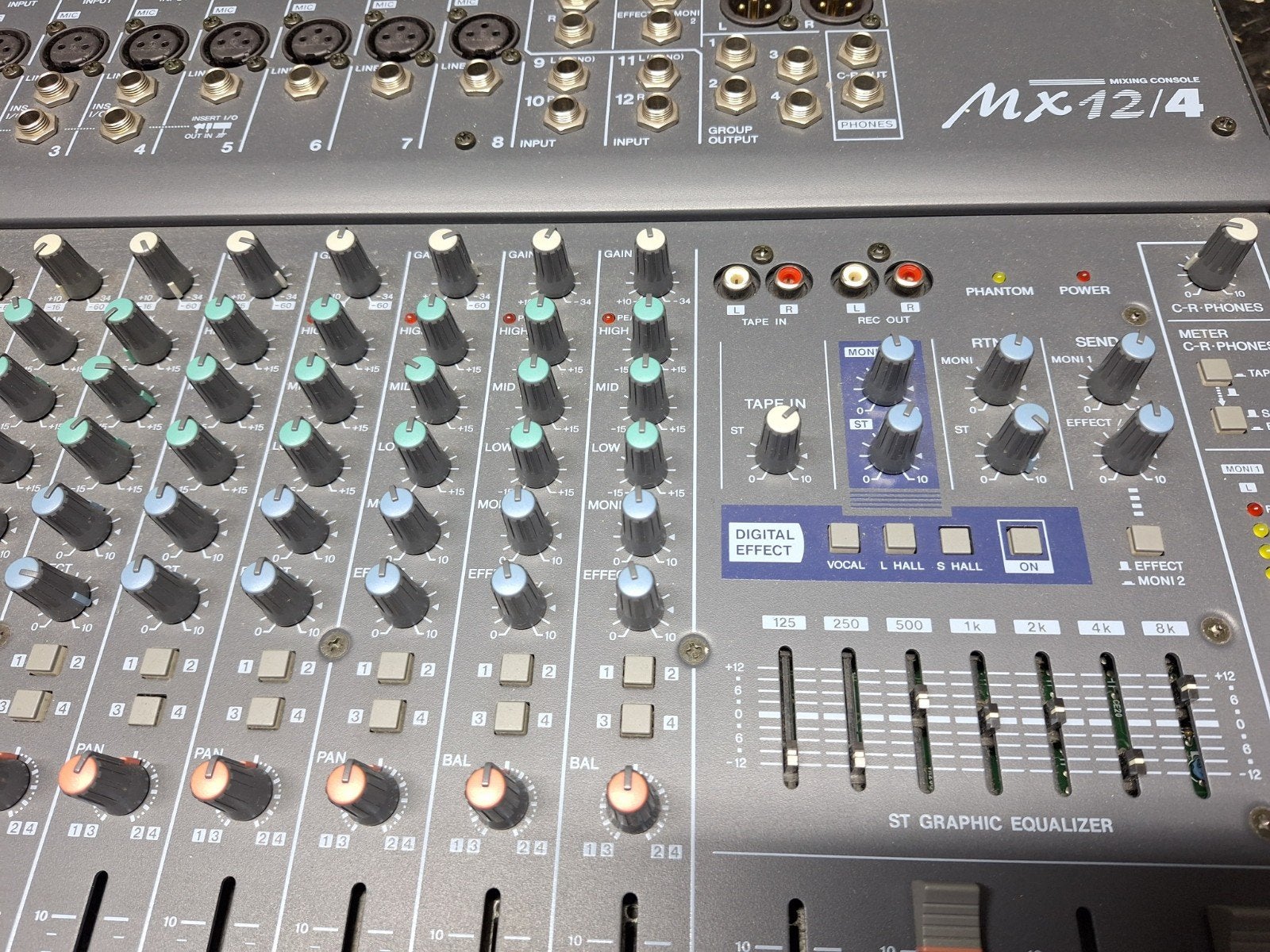 Complete geluidsset: actieve boxen, microfoons, mengpaneel, Muziek en Instrumenten, Mengpanelen, Ophalen, Gebruikt, Microfooningang