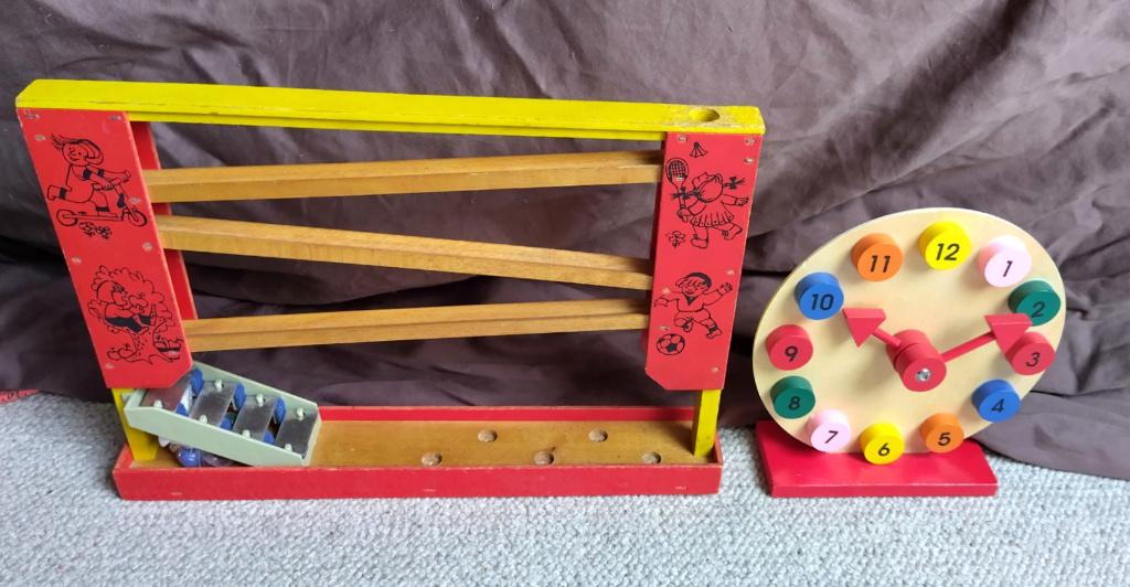 2x Vintage houten speelgoed €10 p/s 2 voor €17,50 zeer mooi, Kinderen en Baby's, Speelgoed | Houten speelgoed, Ophalen of Verzenden
