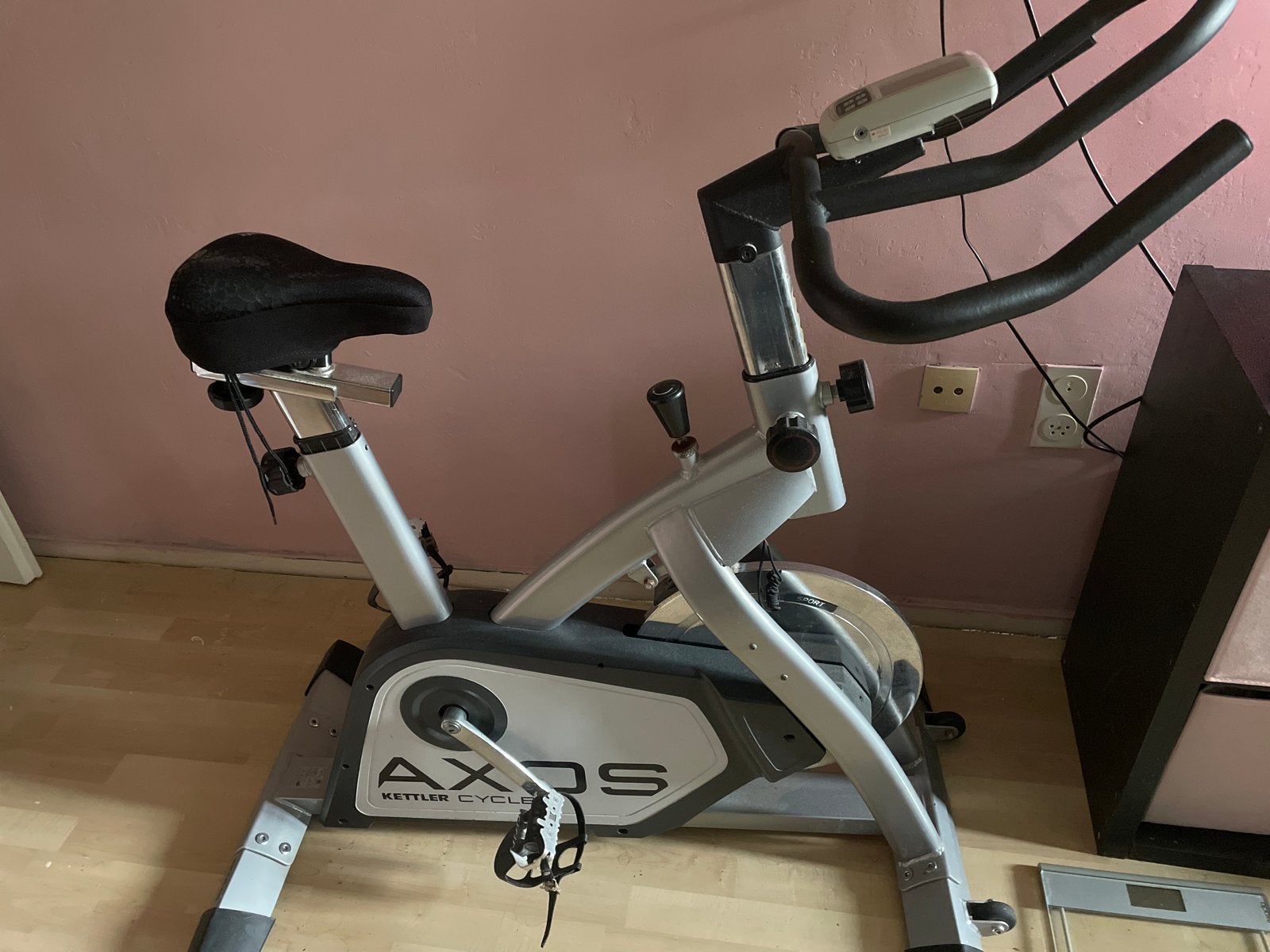 Kettler Axos Cycle Hometrainer - Werkt Prima, Sport en Fitness, Ophalen, Gebruikt, Metaal, Benen