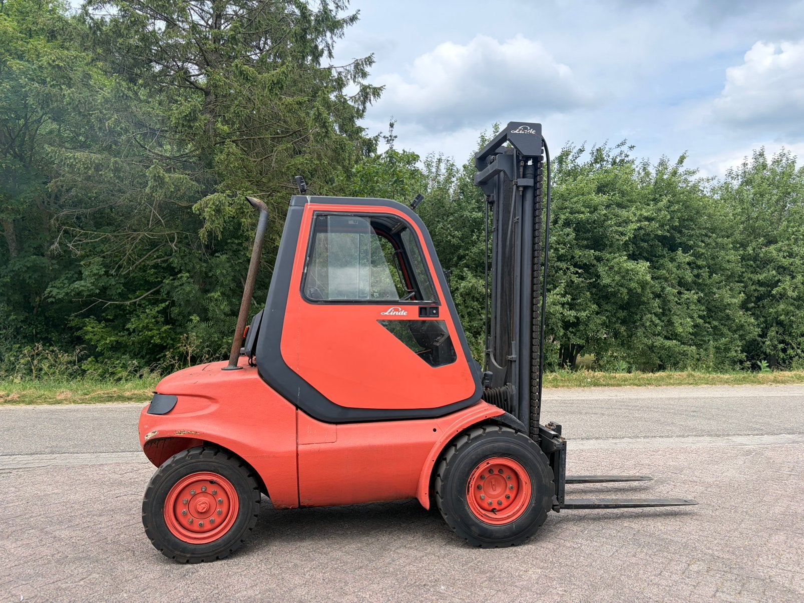 Linde H45D 4,5 ton perkins heftruck diesel heftruck, Ophalen of Verzenden, Gebruikt, Dieselolie