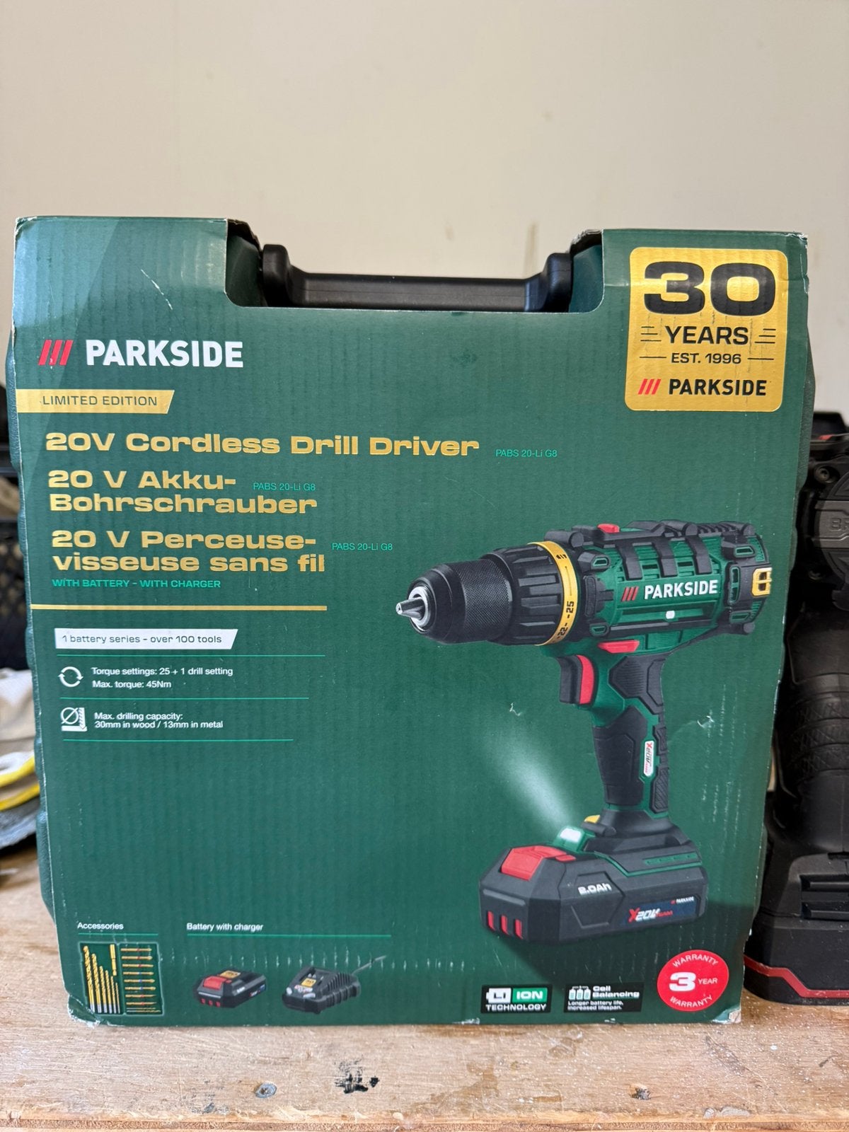 Parkside drilboor schroefmachine nieuw, Ophalen of Verzenden, Nieuw, Boor- en Schroefmachine
