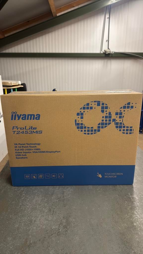 Nieuwe iiyama ProLite  24” Full HD Touchscreen Monitor, Ophalen, Iiyama, Touchscreen, Zo goed als nieuw