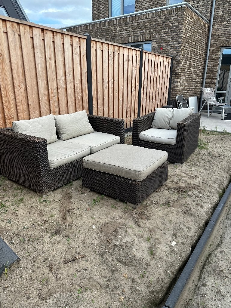 Buiten loungeset, Ophalen, Overige materialen, Gebruikt, 3 zitplaatsen