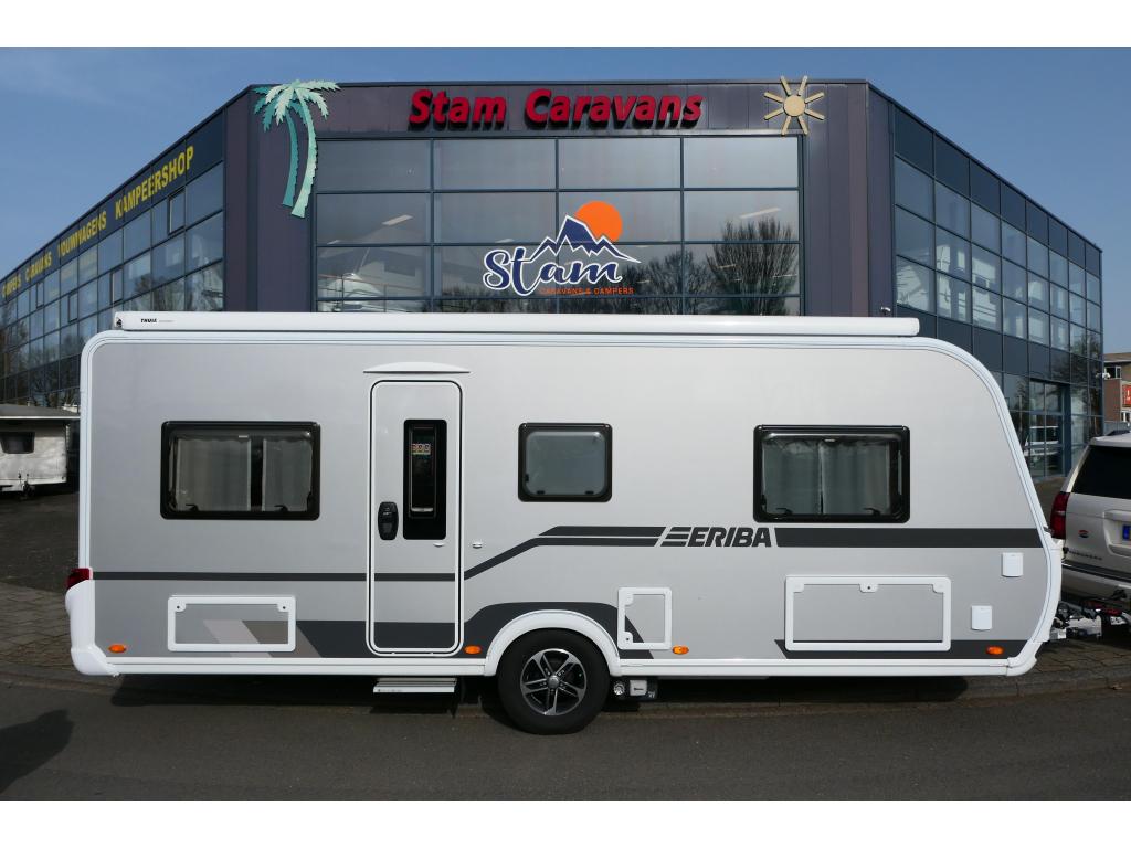 Eriba Nova 530 enk. bed zeer luxe, Caravans en Kamperen, Caravans, Rondzit, Schokbreker, 5 tot 6 meter, Eriba