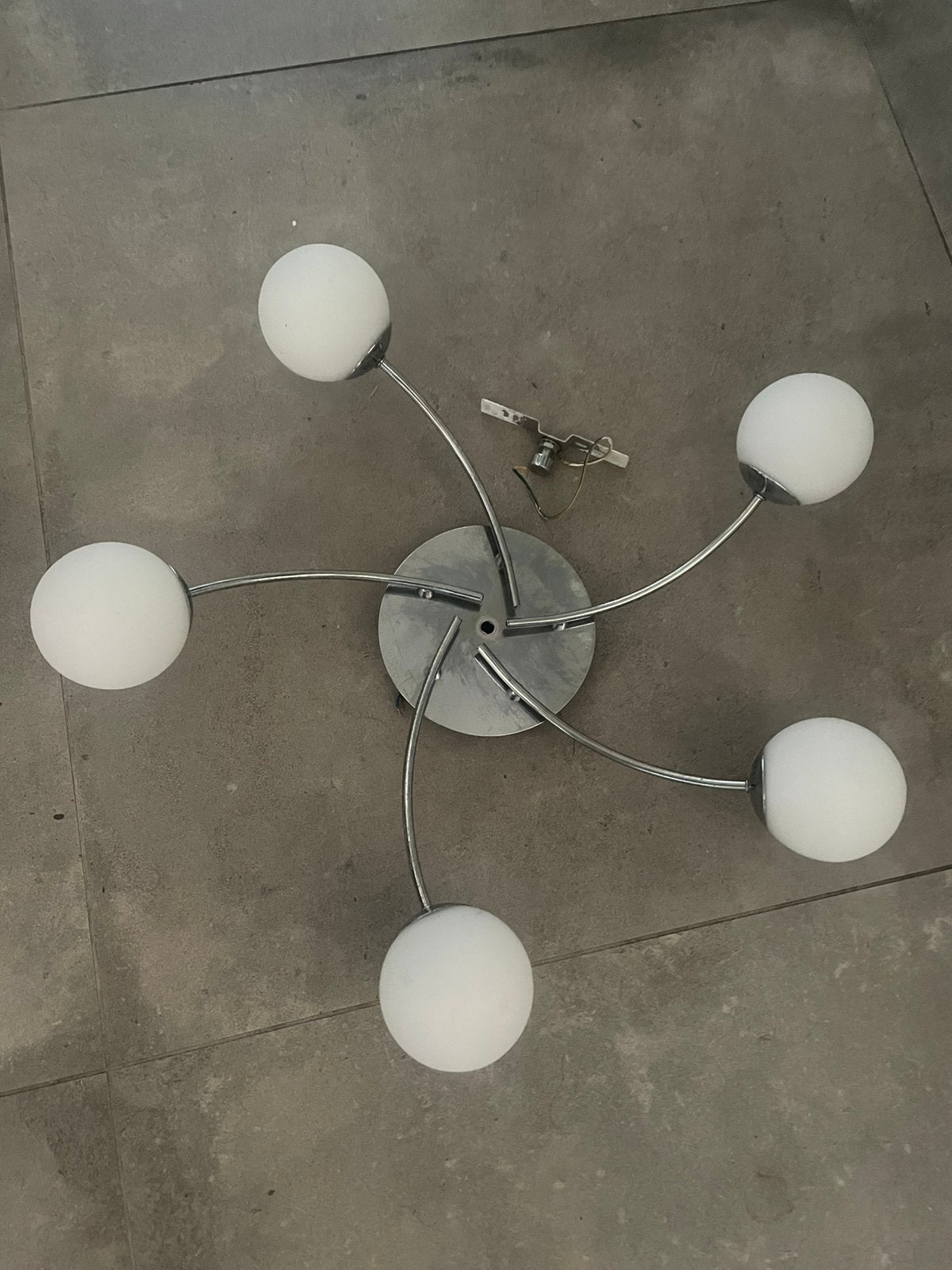 Plafondlamp, Ophalen of Verzenden, Zo goed als nieuw, Metaal