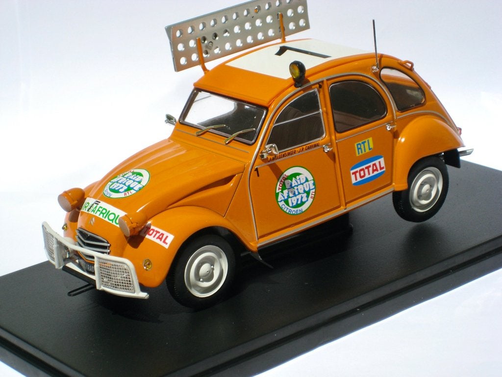 Citroen 2CV Raid Afrique 1973 Hachette test 2CV 1:24, Hobby en Vrije tijd, Ophalen of Verzenden, Nieuw, Auto, Overige merken