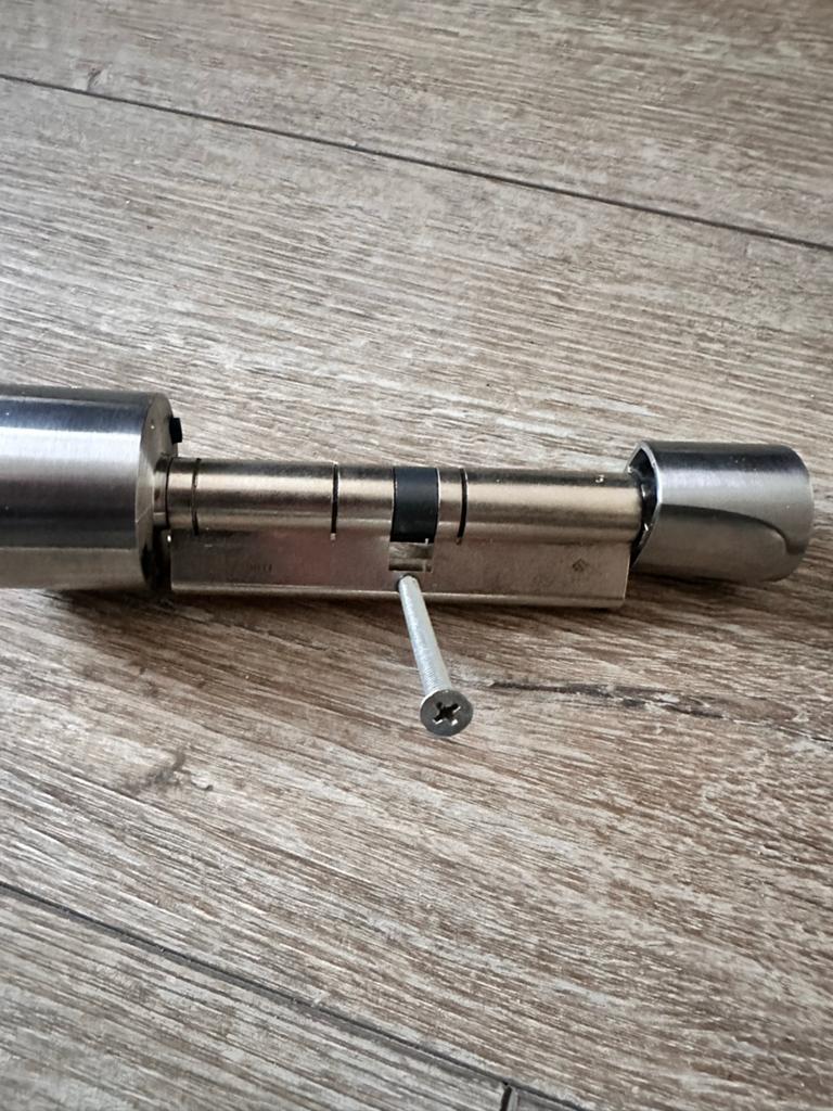 Bold slot SX55, Doe-het-zelf en Verbouw, Ophalen of Verzenden, Zo goed als nieuw, Rvs, Slot