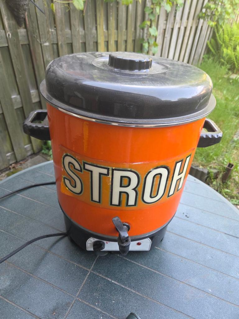 Vintage Stroh Glühwein Ketel / Drank Dispenser, Witgoed en Apparatuur, Overige Witgoed en Apparatuur, Gebruikt, Ophalen