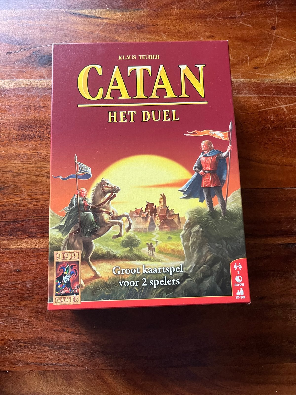 Catan: Het Duel - Strategisch kaartspel voor 2 spelers, Een of twee spelers, Ophalen of Verzenden, Zo goed als nieuw