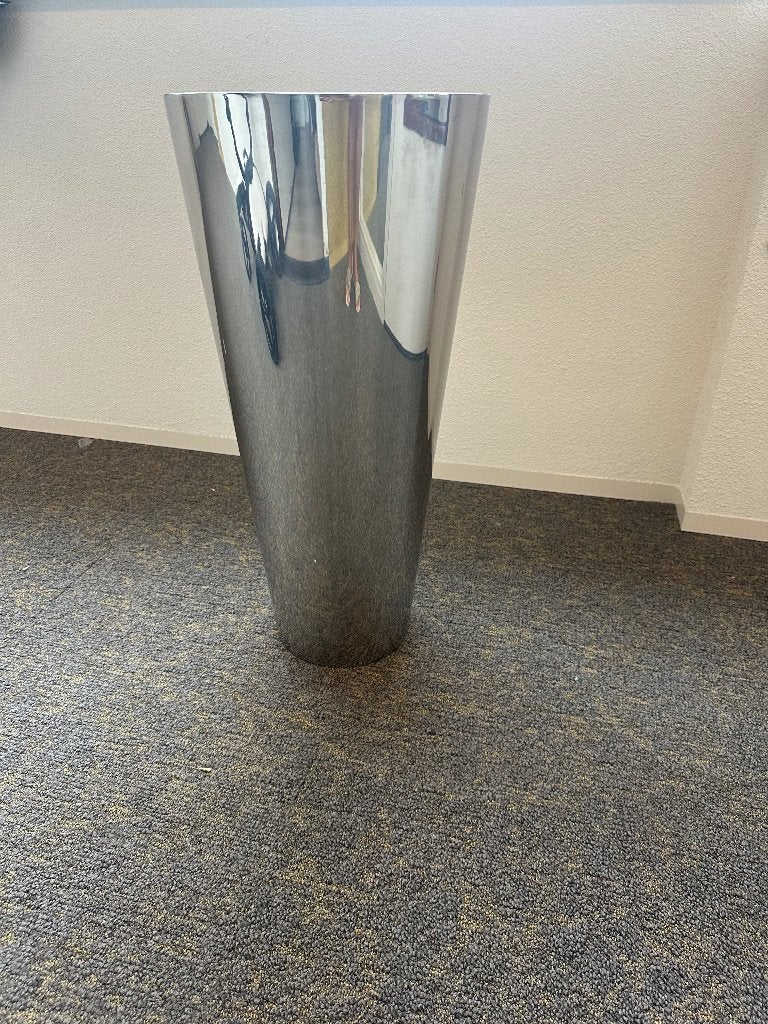 Eichholtz vaas chroom - 70 cm, Ophalen, Overige materialen, Nieuw, 70 cm