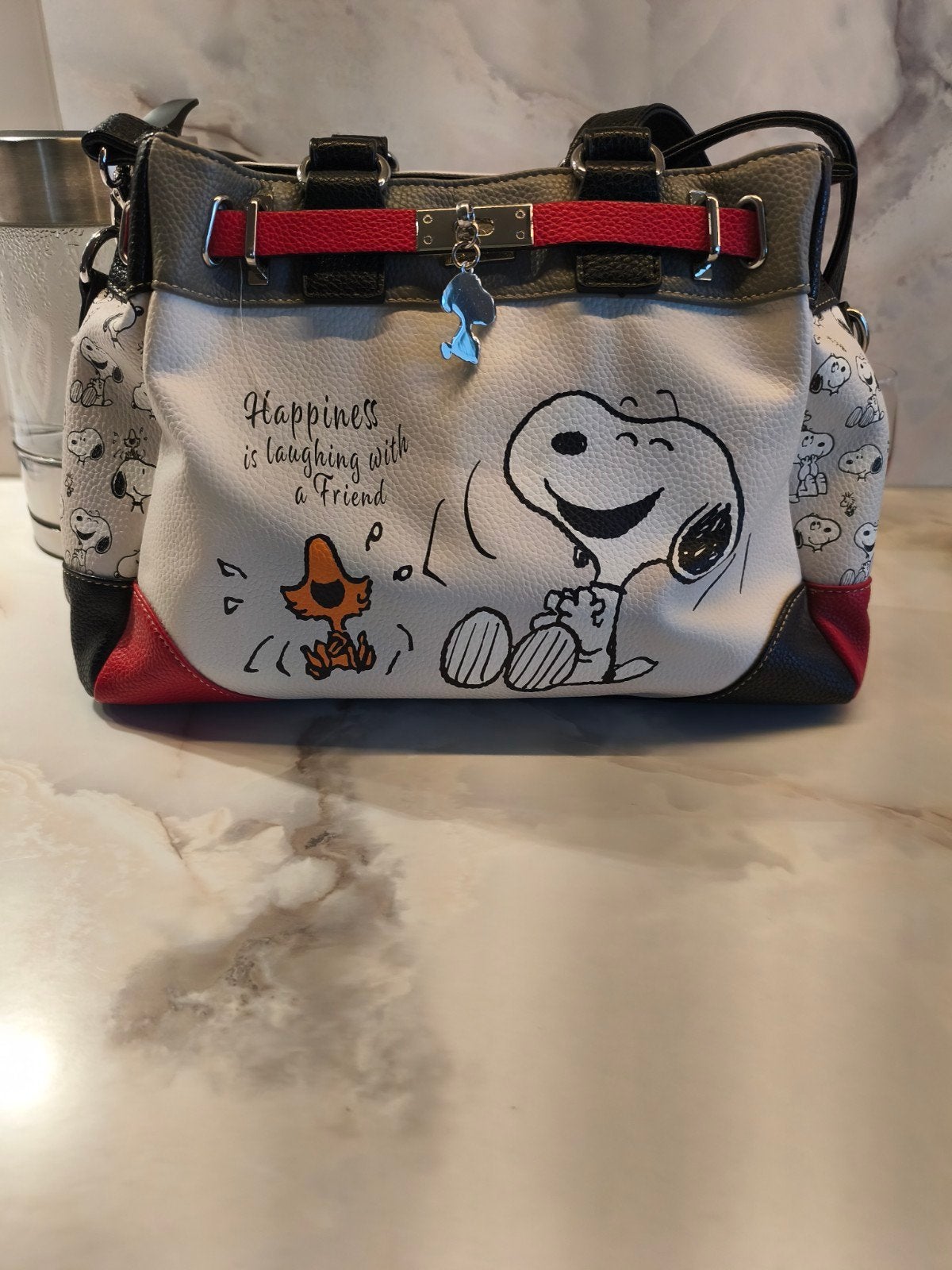 SNOOPY TAS, Ophalen, Zwart