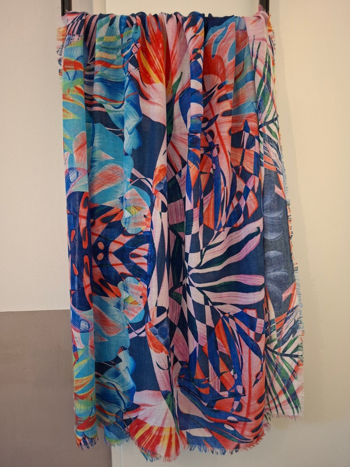 Desigual sjaal met kleurrijke print, Ophalen of Verzenden