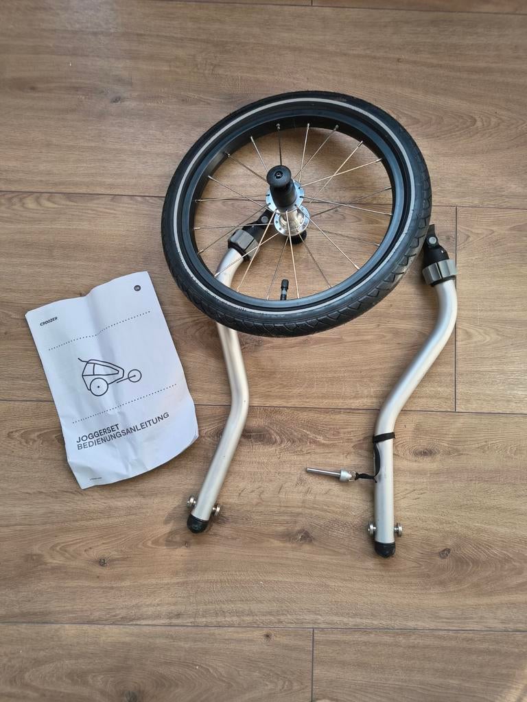Croozer Joggerset voor fietskar, Fietsen en Brommers, Fietsaccessoires | Aanhangers en Karren, Zo goed als nieuw, Overige typen