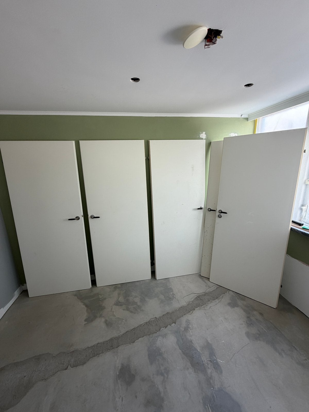 5 opdekdeuren, bieden aub., Ophalen, Gebruikt, Minder dan 80 cm, Binnendeur