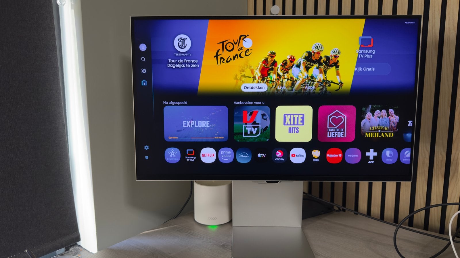 Samsung 27" ViewFinity S9 5K IPS Smart Monitor met afstandsb, Ophalen, Zo goed als nieuw