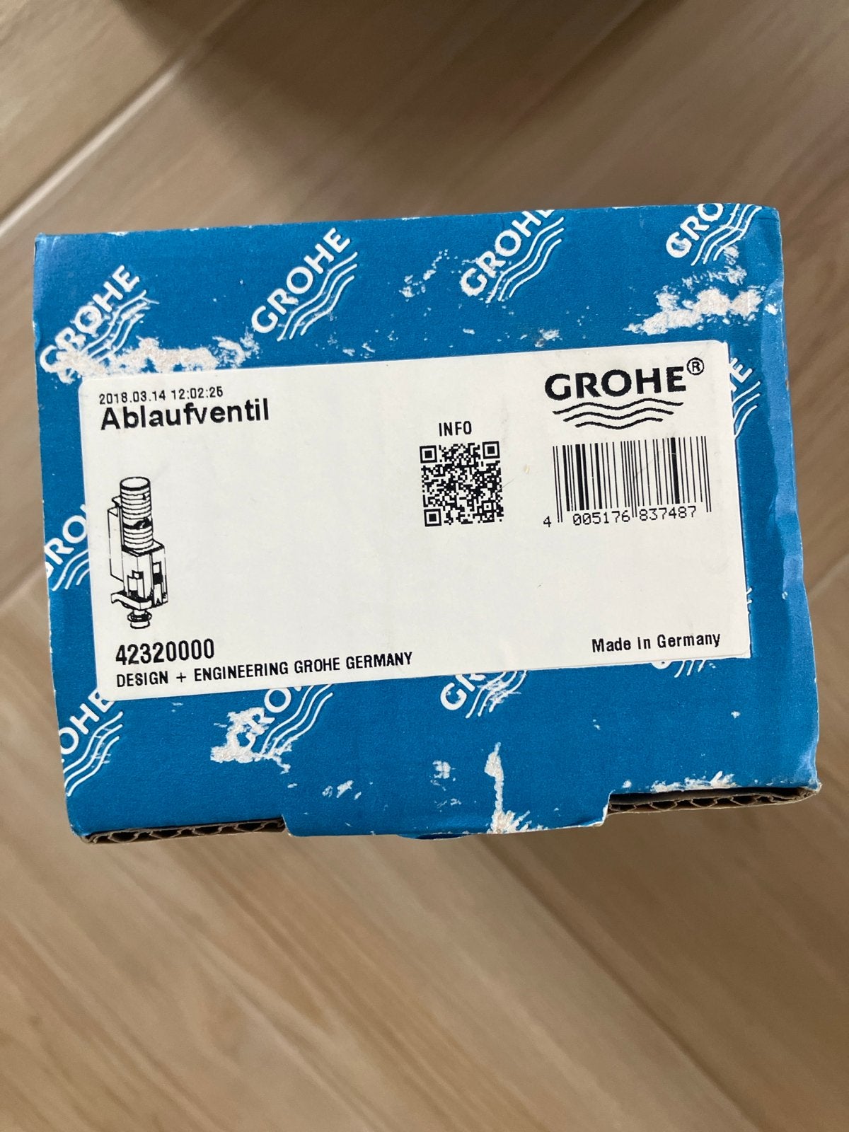 Grohe Afvoerventiel 42320000 - Nieuw in doos, Doe-het-zelf en Verbouw, Ophalen of Verzenden, Nieuw, Toilet