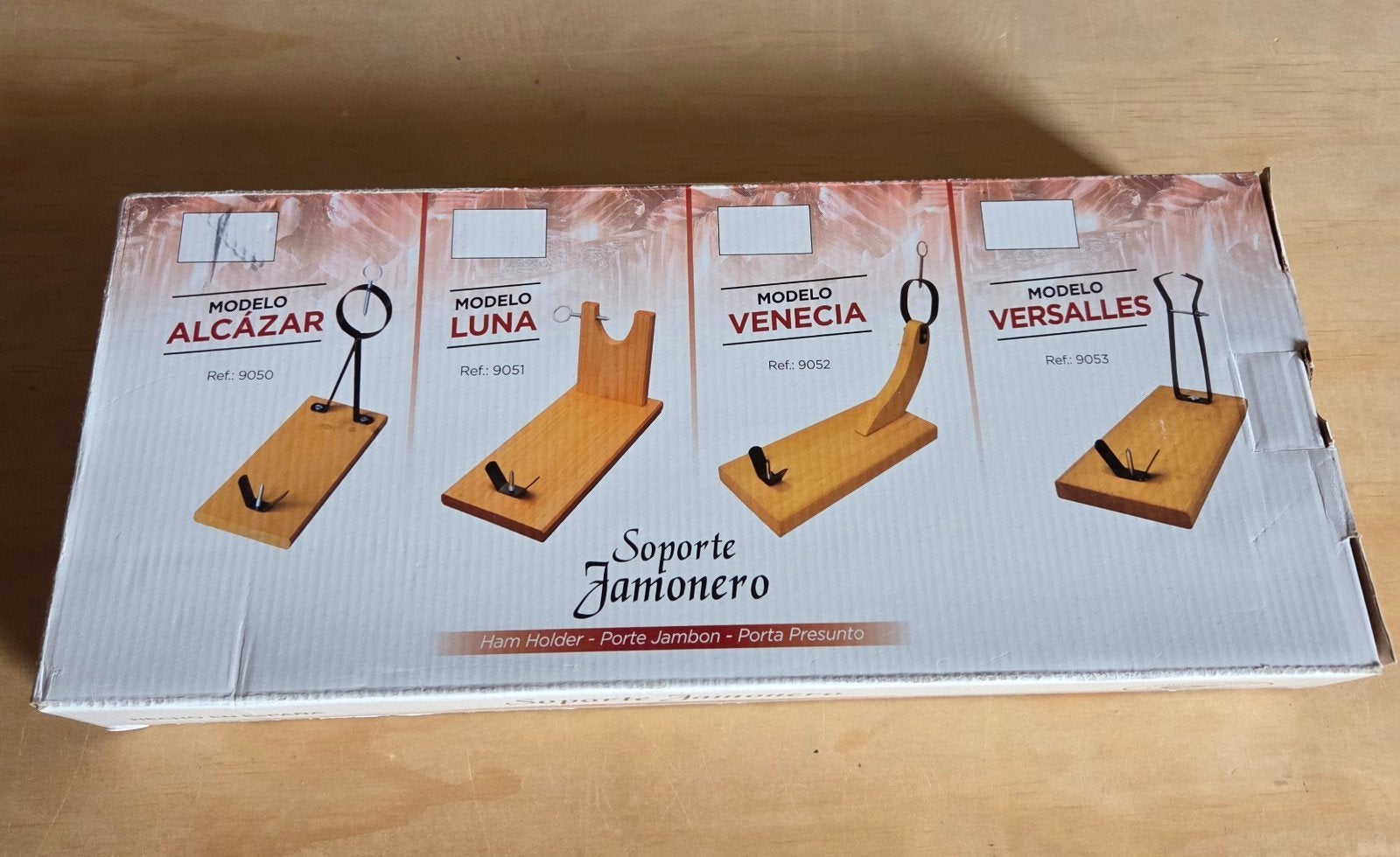 Soporte Jamonero - Ham Holder - Port Jambon - Porta Presunto, Overige typen, Hout, Nieuw, Ophalen of Verzenden