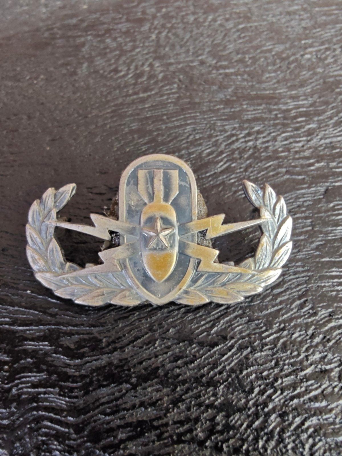 Vietnam War Era Senior EOD Explosive Ordnance Disposal Badge, Ophalen of Verzenden, Landmacht, Amerika, Embleem of Badge