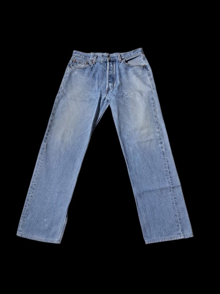 RareVINTAGE Levi’s 501 - Made in USA 99 - W34 L36 / L / EU50, Blauw, Ophalen of Verzenden, Zo goed als nieuw, W33 - W34 (confectie 48/50)