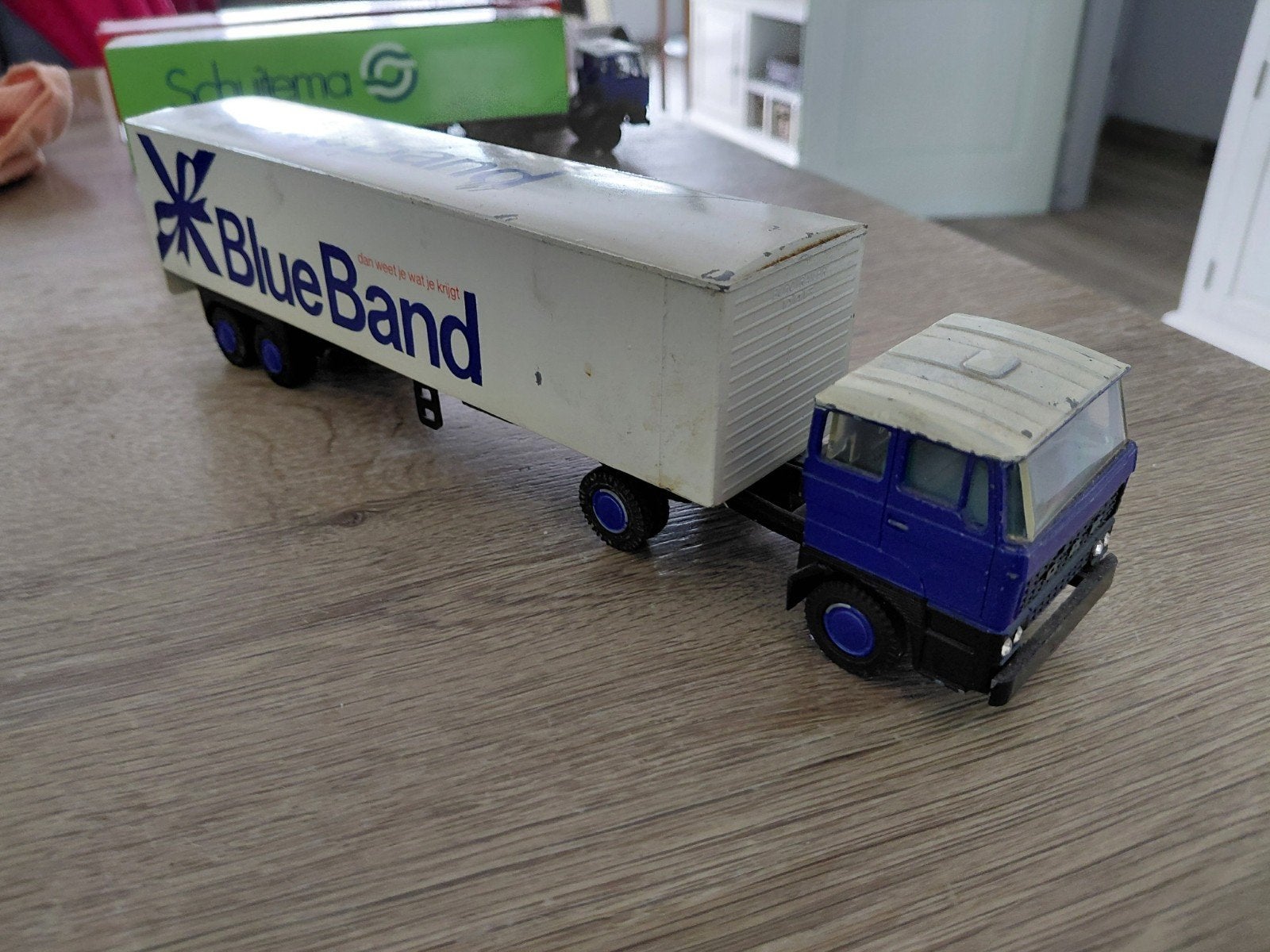 Lion car daf lion toys, Hobby en Vrije tijd, Modelauto's | 1:50, Ophalen of Verzenden, Gebruikt, Bus of Vrachtwagen, Lion Toys