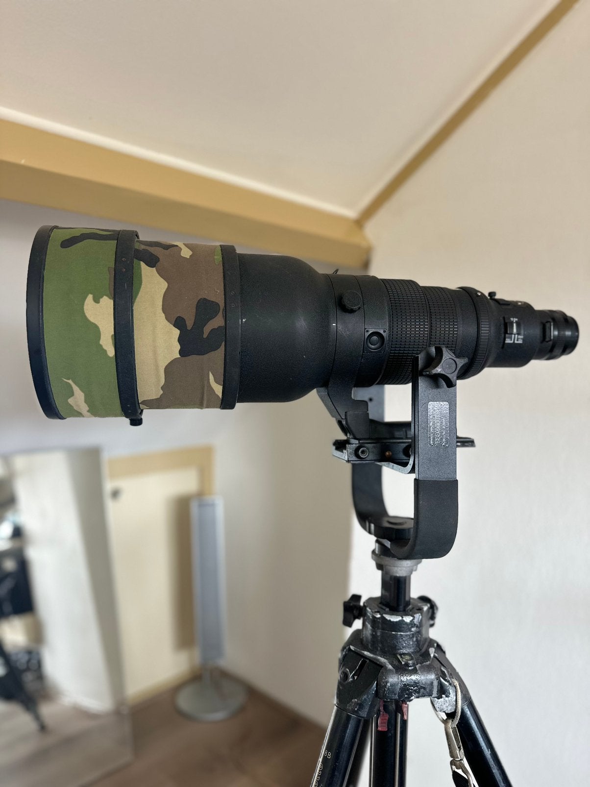 Nikon Nikkor Telelens 600mm 1:4 met Manfrotto Statief, Audio, Tv en Foto, Fotografie | Lenzen en Objectieven, Gebruikt, Nikon